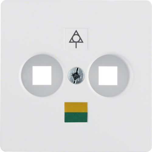 Berker 14031909 Zentralplatte für Doppel-Potenzialausgleich-Steckdose polarweiß, matt/samt Mesch Shop Berker 14031909 Zentralplatte für Doppel-Potenzialausgleich-Steckdose polarweiß, matt/samt Mesch Shop